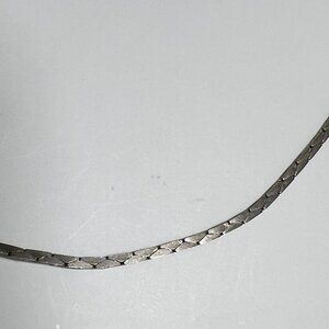 18 1/4" Silver Cobra Chain